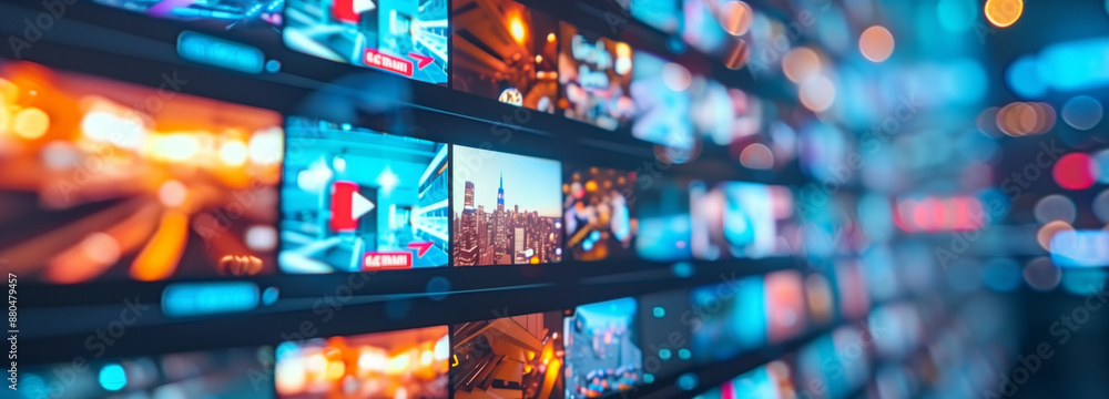 Poster computer screen running video editing software