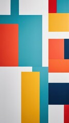 Fototapeta premium brightly colored squares are arranged in a pattern on a wall