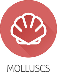 Seashell Shell Clam Mollusc Seafood Food Icon