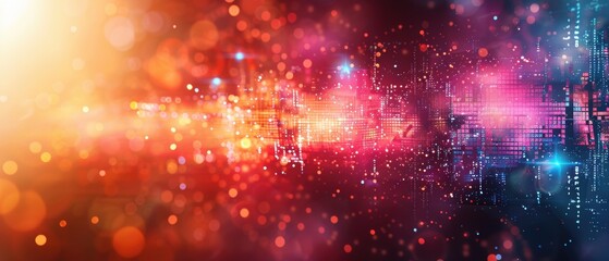 Obraz premium Corporate background with modern tech elements.