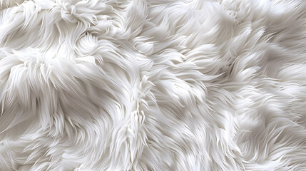 Fototapeta premium White rabbit fur background