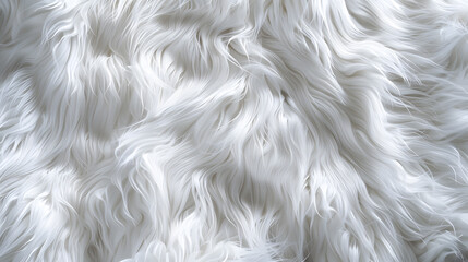 Fototapeta premium White rabbit fur background