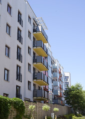 Beautiful European apartment building