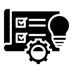 Concept Development Icon For Design Element
