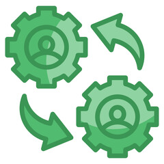 Change Management Icon For Design Element