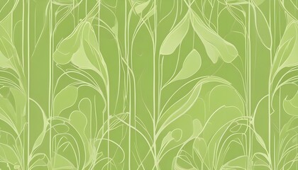 Clear Plain Shiny Warm Soft Vintage Bokeh Cloudy Wave Like Geometric Green Background or Texture