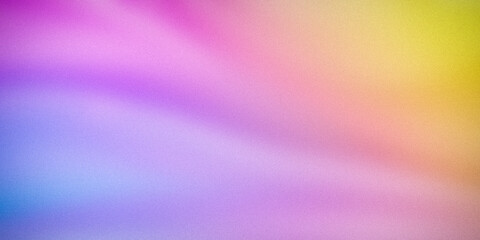 A soft gradient abstract background blending purple, pink, blue, and yellow hues. Ideal for modern design projects, digital artwork, and stylish presentations