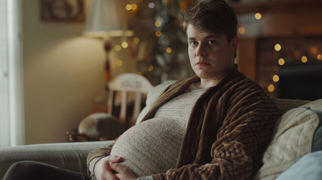 Pregnant transgender man