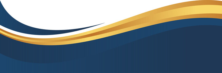 Gradient Wave Corner Border