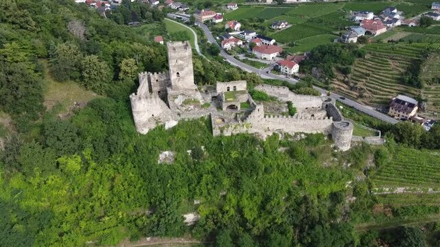 The ruin of castle Hinterhaus in Lower Austria