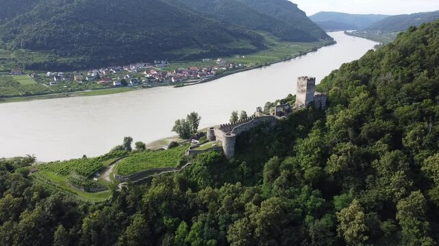 The ruin of castle Hinterhaus in Lower Austria