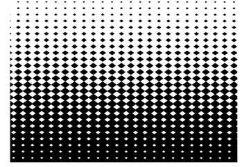 Black halftone design for patterns and backgrounds.