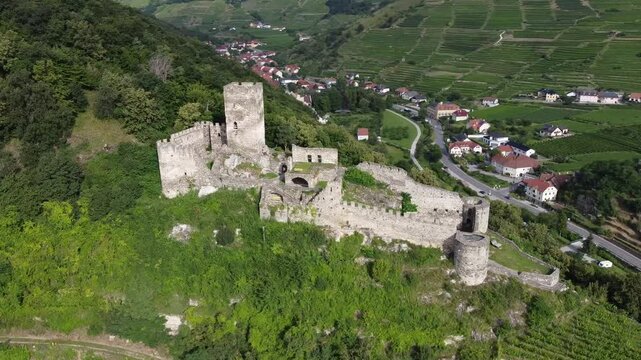 The ruin of castle Hinterhaus in Lower Austria