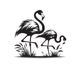 flamingo vector design,awesome flamingo svg,high resolution printable flamingo artwork