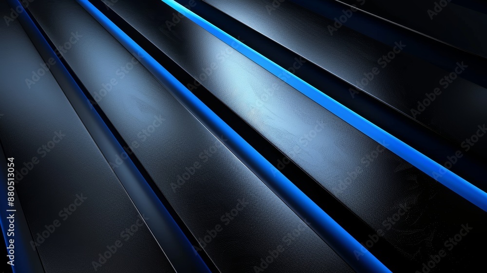 Aufkleber there is an abstract blue and black pattern with a gradient on a black and dark background, a soft t