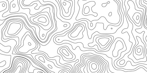 Topographic map background geographic line map with elevation assignments. Modern design with White background with topographic wavy pattern design.paper texture Imitation of a geographical map shades