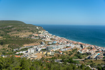 Views of the town of Sesimbra captured from the Castle.