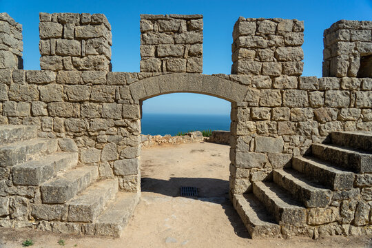 Views of the town of Sesimbra captured from the Castle.