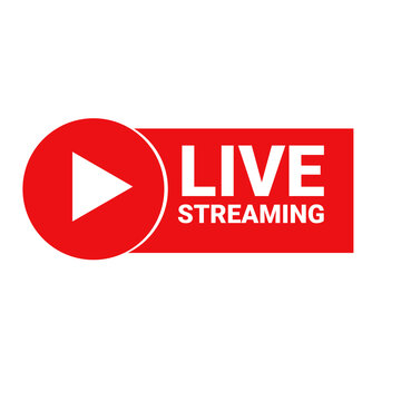 Live Straming Icon Template For social media Design