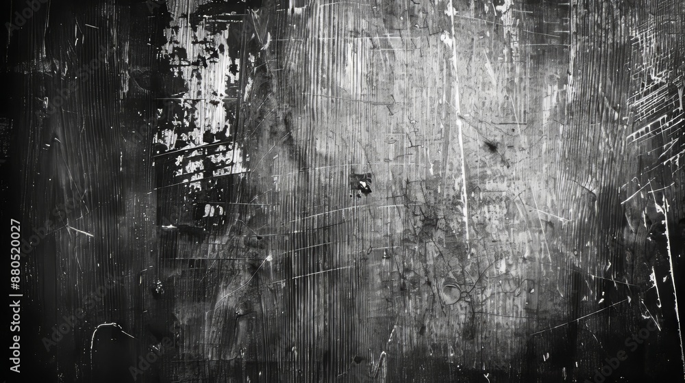 Poster background with scratched grunge texture and dark white hue; vignette photo; copy space image