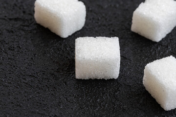 Image of sugar cubes and granulated sugar