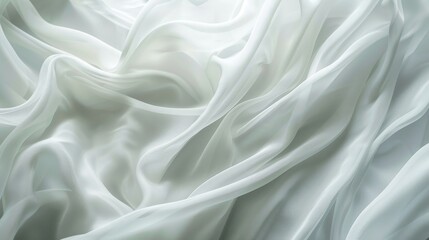 Obraz premium Waves on a white background with an abstract fabric texture.