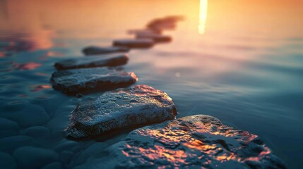 Inspirational motivational quote: "The journey of a thousand miles begins with a single step.".