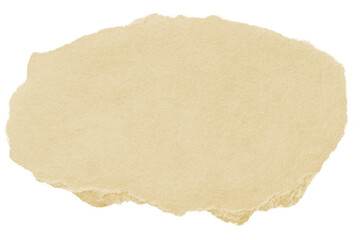 Brown torn paper png cut out, kraft collage element on transparent background