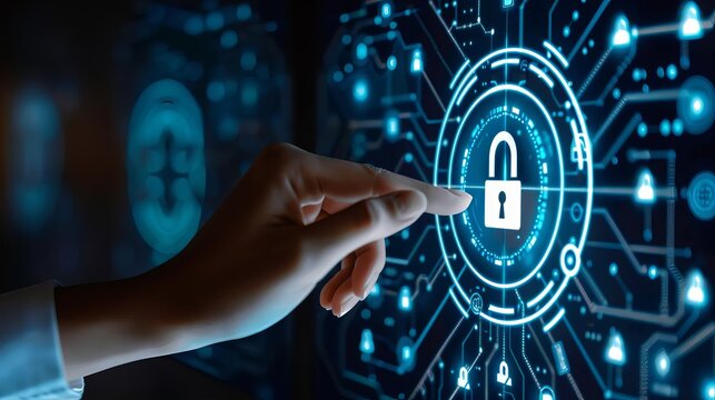 Data privacy officer ensuring data protection protocols, secure data handling