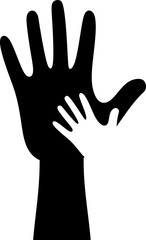 Hand Vector Graphic Illustration 