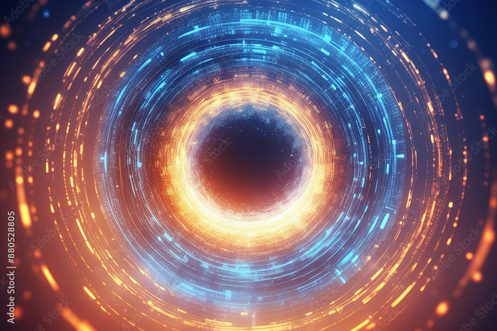 Sticker abstract background with space
