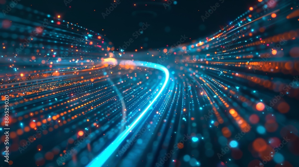 Aufkleber a technological background that revolves around high speed global data transfers, ultra fast broadba