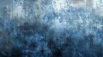 Obraz premium Horizontal brushed steel plate background texture; grungy stainless; blue metallic surface