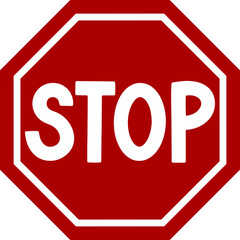 Stop Sign - Road Sign Graphic