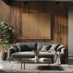 A Cozy Living Room With a Couch and Table