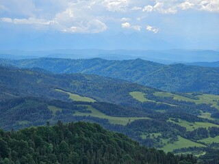 Naklejka premium Piękne widoki gór, Tatry, górski krajobraz
