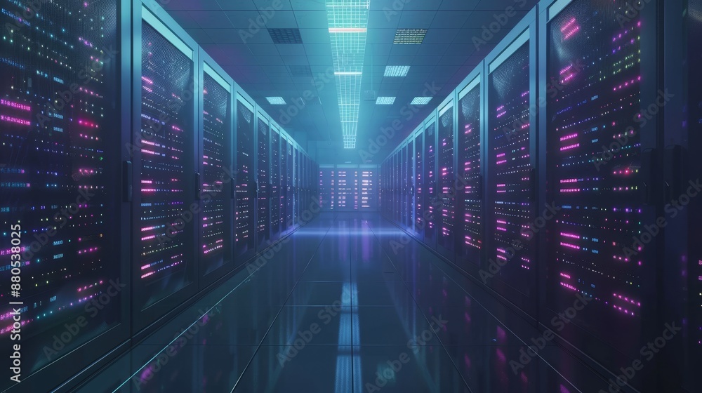 Aufkleber future technology concept background. data cloud storage and big databases.
