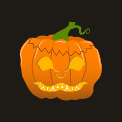 Halloween Scary Pumpkin Face