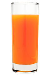 A glass of fresh organic orange juice design element