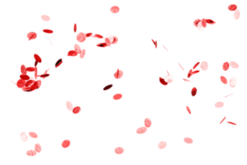 Red confetti patterned background design element