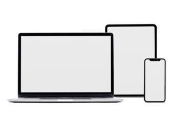 Digital devices blank screen png technology and electronics