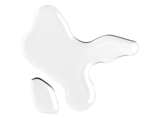 Water png, abstract liquid shape sticker