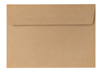 Brown envelope png, stationery sticker