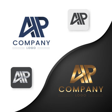 Luxury Initial AP or Aip Monogram 