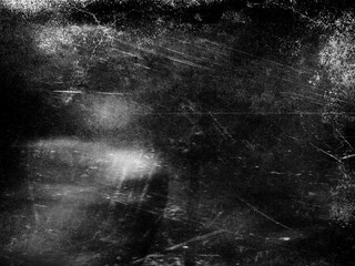 Dark grunge scratched background, distressed scary texture