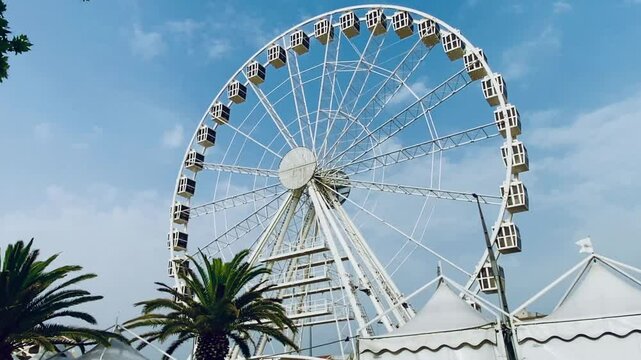 Ferris Wheel Alghero panoramic seascape