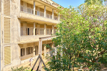 The Tuol Sleng Genocide Museum is a museum dedicated the Cambodian genocide in Phnom Penh city in...