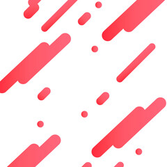 Red streaks design element