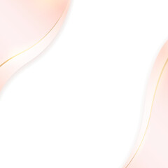 Pink wavy design element