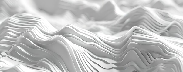 Fototapeta premium a wavy white cloth background